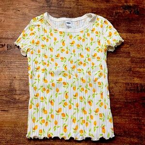 Ruffle shirt girls 🍊